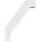 Ekena Millwork 5-in. W x 18-in. D x 24-in. H Burlington Architectural Grade PVC Knee Brace BRCP05X18X24BUR - alternate 6
